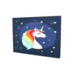 modern hanging canvas wall decor universal magic power canvas LED wooden digital decoration wall clock home decoration