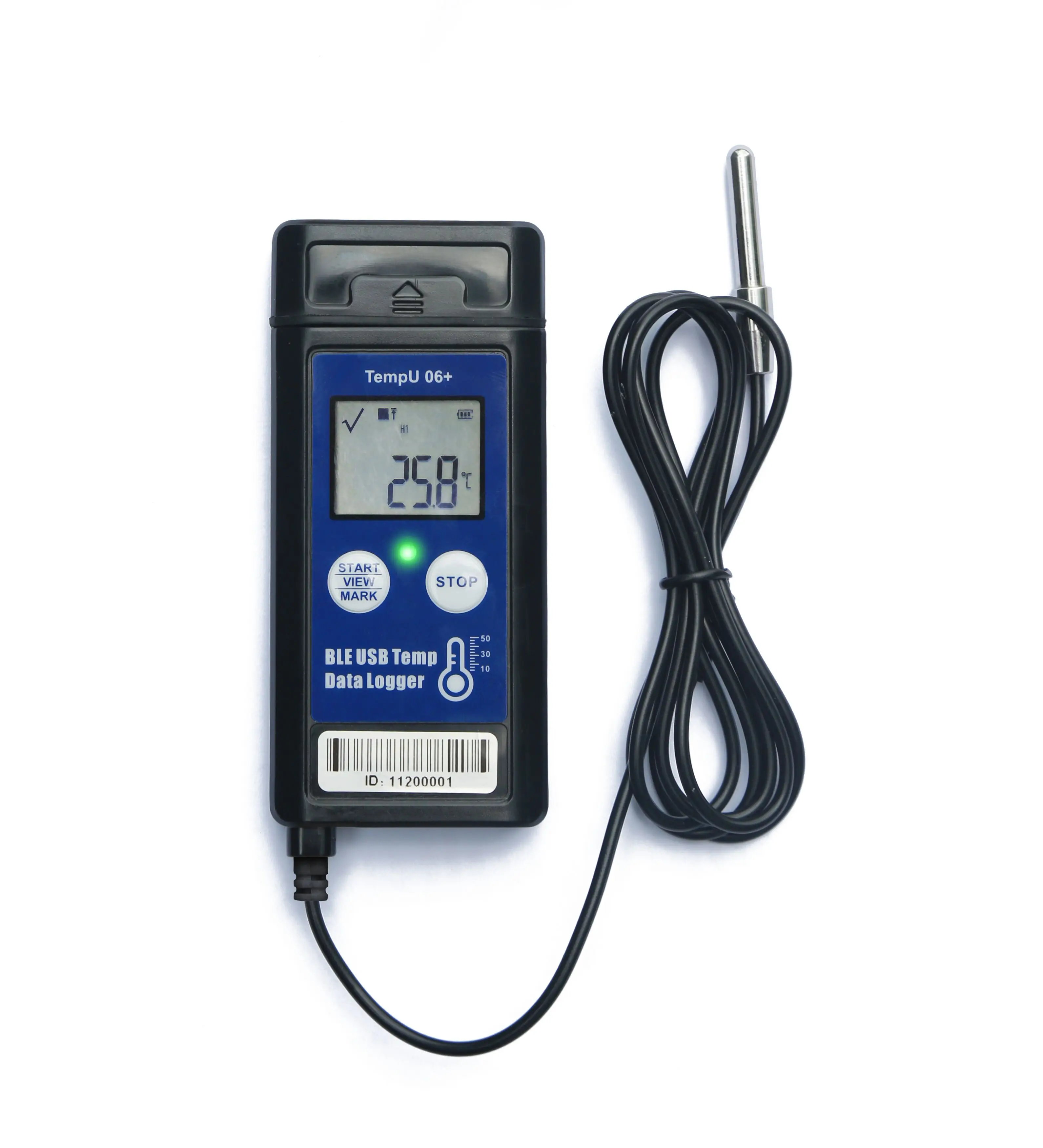 Wireless temperature logger with external probe – Bluetooth Low Energy -  Precise, Secure & Protection