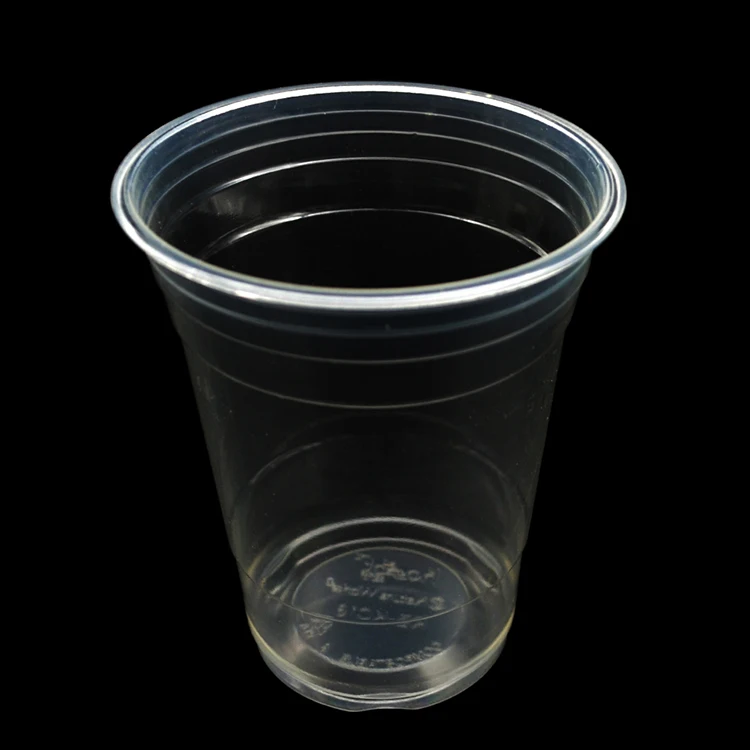 

16Oz Transparent 100% Biodegradable Clear Disposable Plastic Pla Cup With Lid