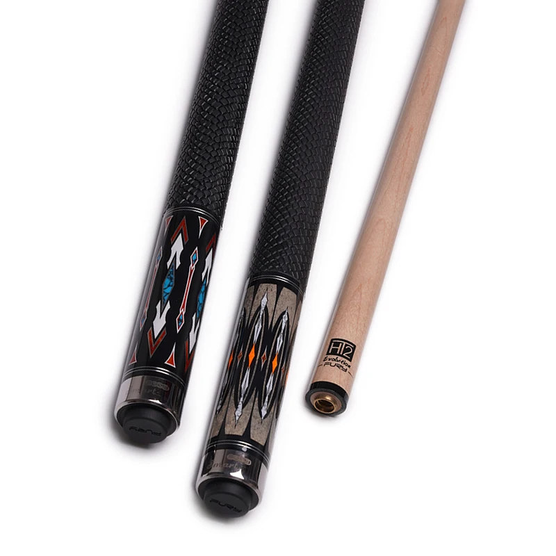 

FURY DX series Billiard Pool Cue Stick HT2 shaft 12.5mm Tiger tip Uni-lock joint Tec Decal butt PU-SP sport Wrap Taco de billar