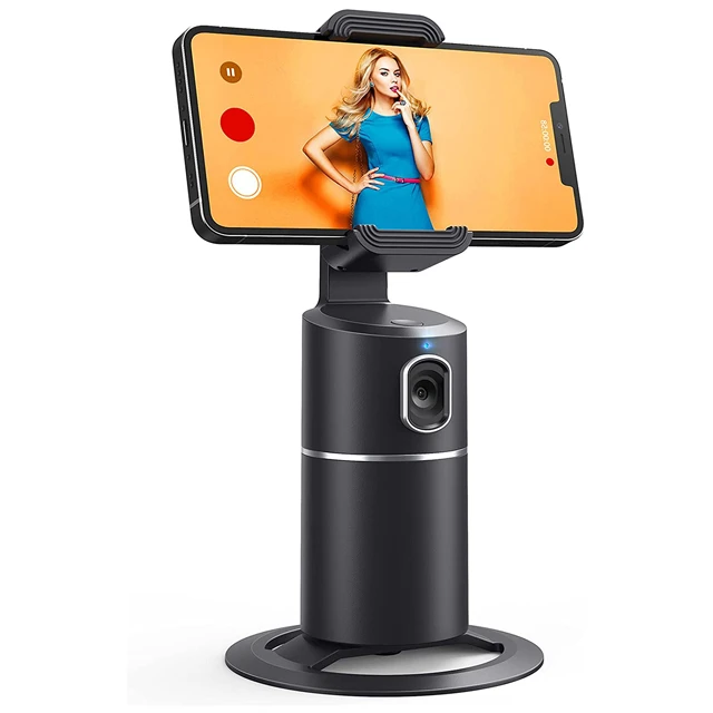 

Amazon Top Seller 2021 AI Smart Portable Stabilizer Phone Holder 360 Auto Smart Face Object Tracking Mobile Selfie Gimbal