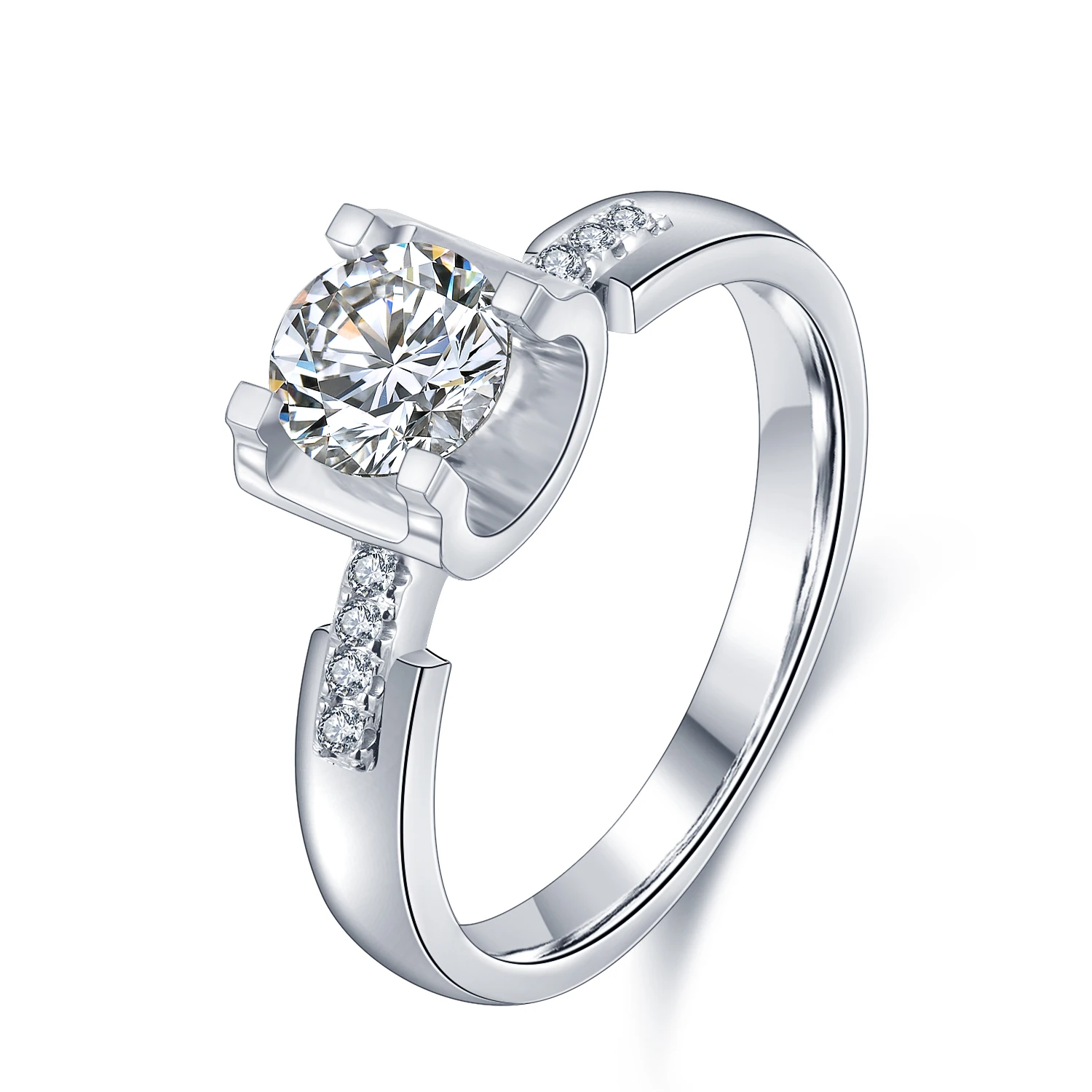 

Hot Sale 0.4ct E VS IGI 18k Gold Lab HPHT Diamond Jewelry Ring, White