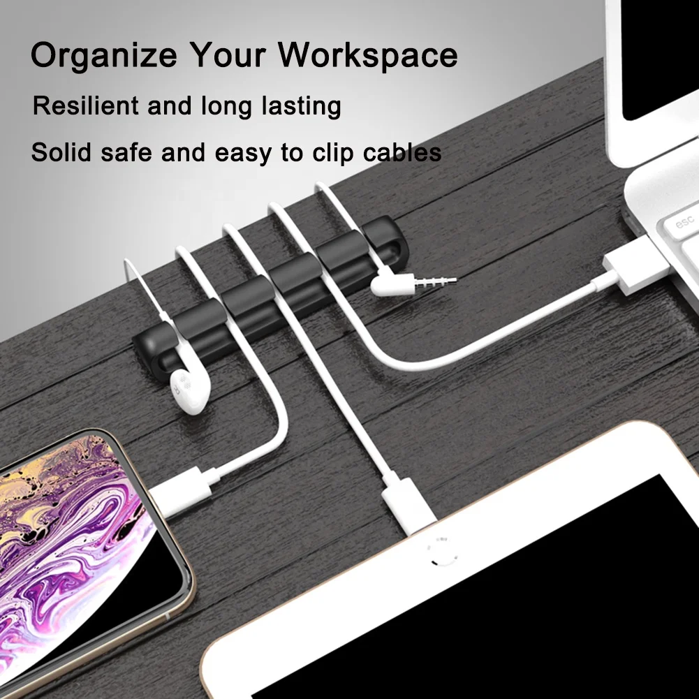 
New design Wire Cable Clips Cord Management Organizer Holder for USB Charging Cable/Power Cord/Mouse Cable PC Office 