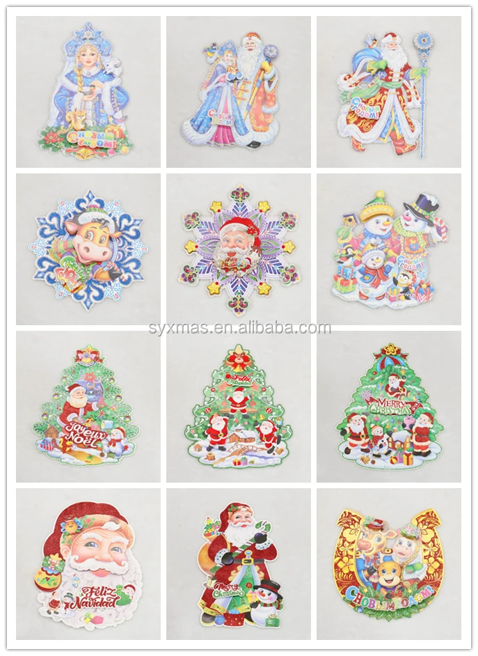 40cm Xmas paper wreath decoration
