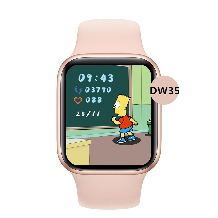 

Smart Watch DW35 series 6 Wireless charging 1.75Inch Sport Pedometer Health IP67 waterproof Smart watch for Android Ios 2021