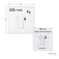 

FREE UPS SHIPPING High Quality I9s (True stereo) earphones V5.0 earphone earpods i9s earphone