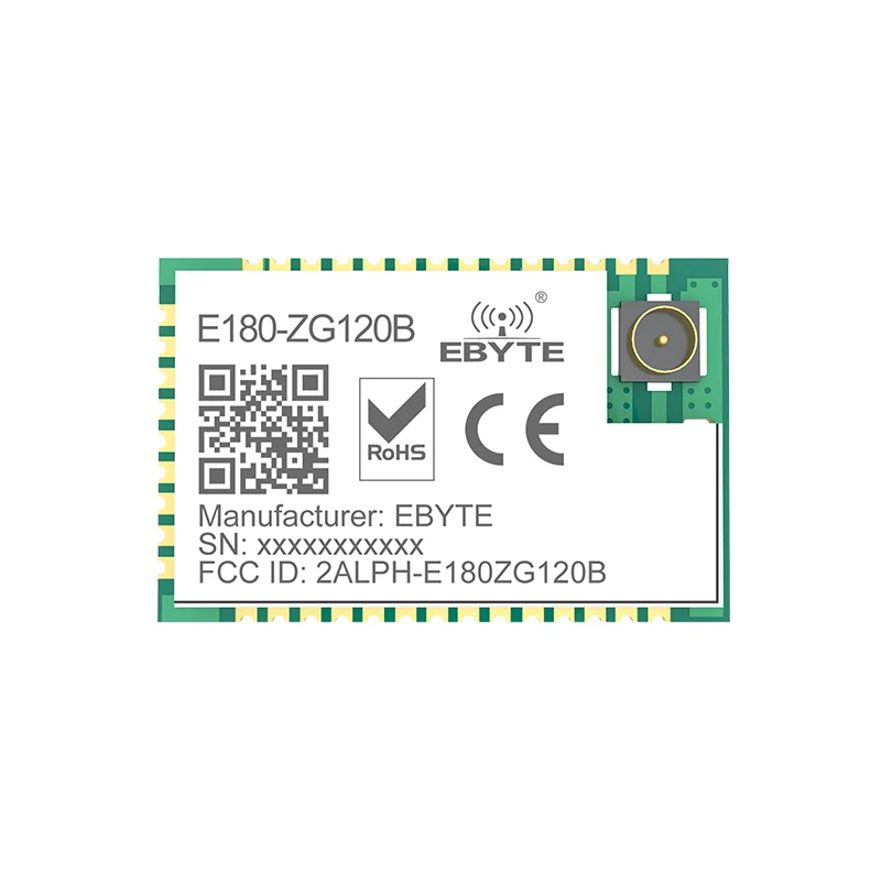 

Ebyte E180-ZG120b Small Size Multifunctional Zigbee Wireless Amplifier Module Zigbee 3.0 for Smart Home ETC