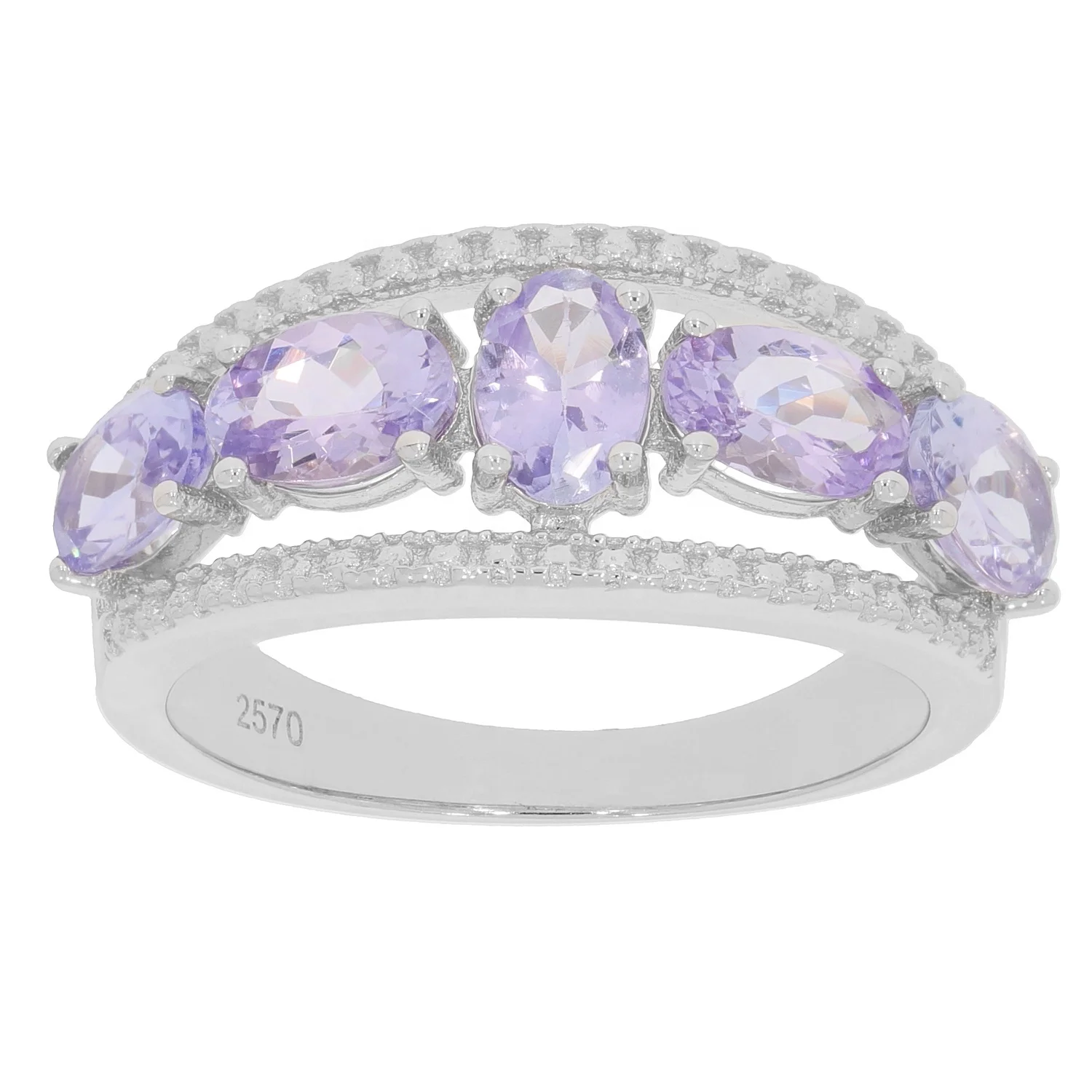 

fashion Natural Gemstone Wedding Latest 2021 Tanzanite Women 925 silver Primary Stone Ring