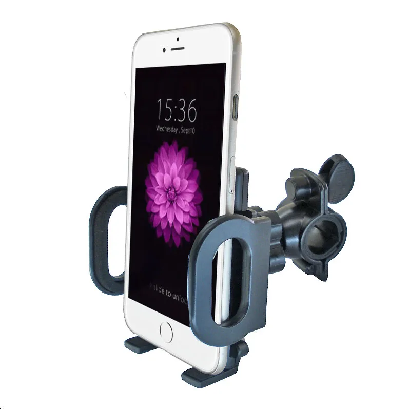 
adjustable universal handlebar anti shake motorcycle mobile mount bicycle bike phone holder 