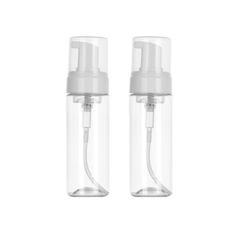 

Clear Pump Dispenser Foamer Bottles Size Foaming Soap Face Wash Plastic Mini Travel Cosmetic Sample Shampoo Screen Printing PET