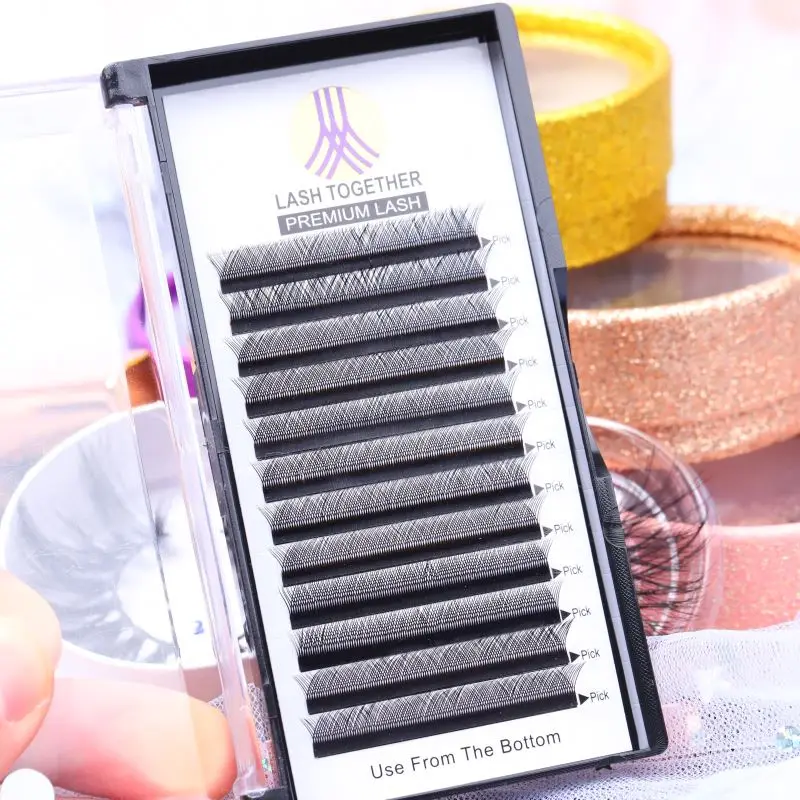 

Individual Eye lashes Eyelash Extension case bonder Supplies Wholesale False eyelashes extensiones lash trays, Natural black