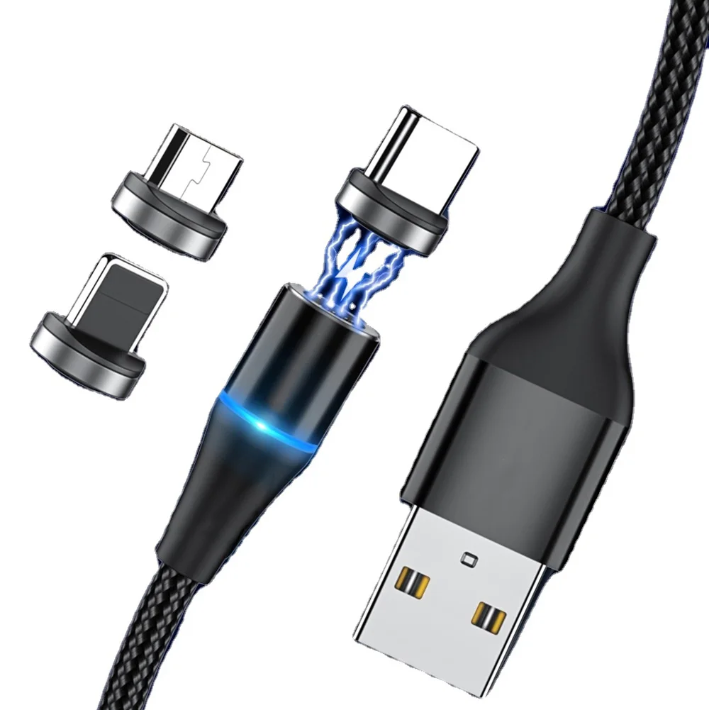 

Free Sample Mobile Phone Fast Charging One to Three Braided Data Cable