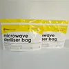 Private Label microwaveable packaging food pouch microwave steam sterilizer bag for breast pump