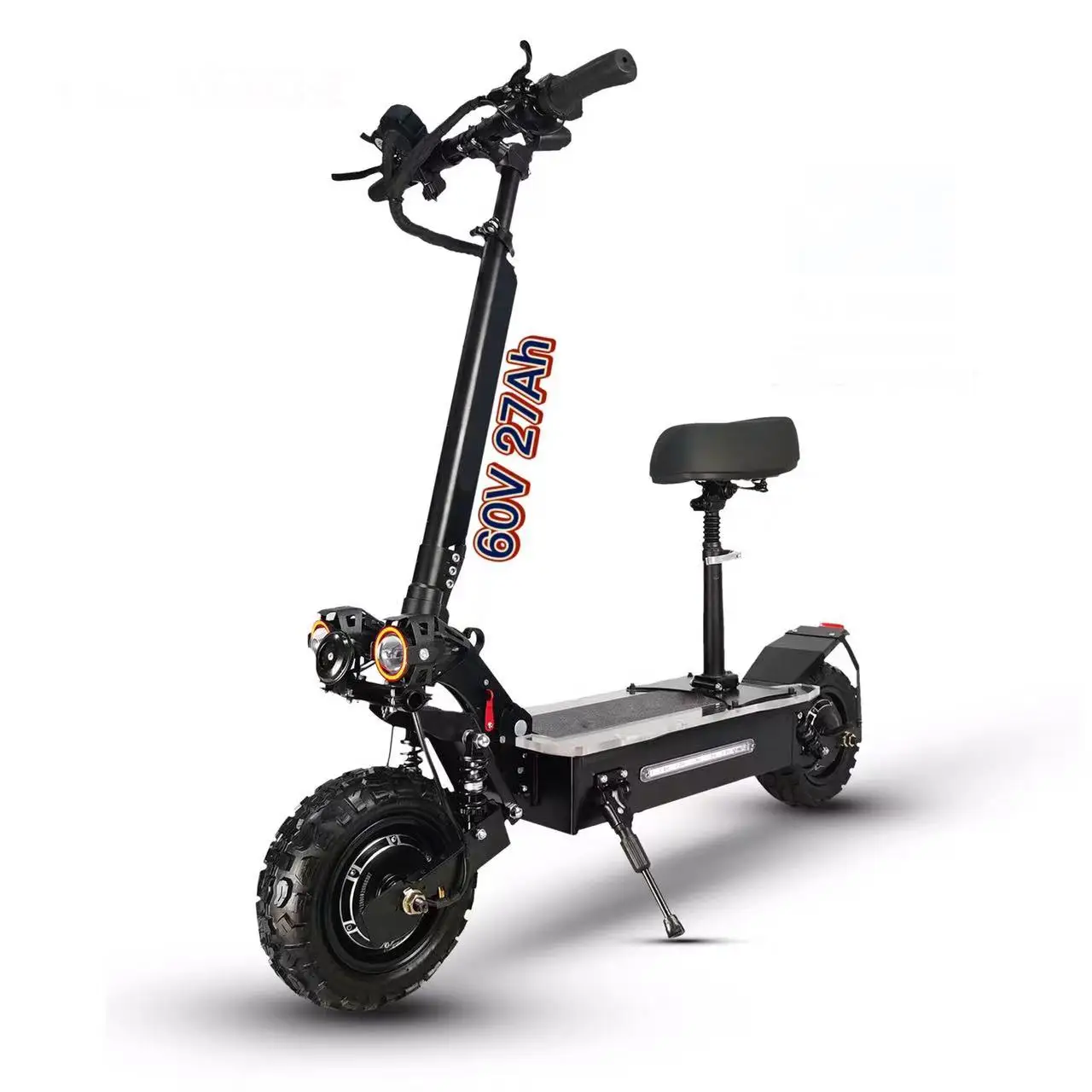 

Hot sale Q06 High End Electric Scooters 11inch 6000W 60V 27Ah Dual Drive Dual Motor off road electric scooter with 80km/h fast