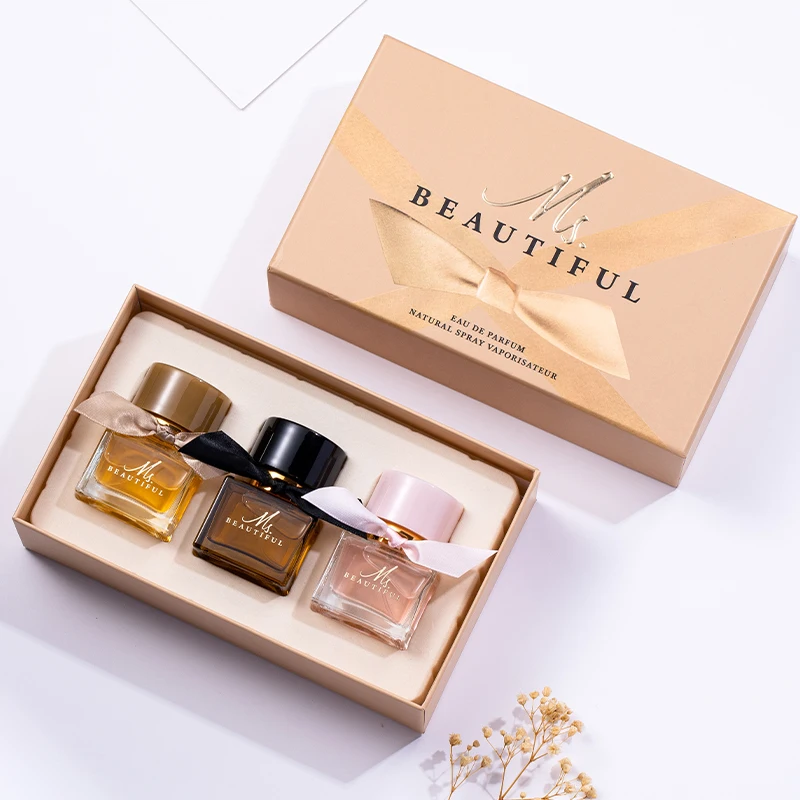 

Wholesale Genuine Lasting Light Fragrance Natural Feminine Niche Perfume 30ML*3 Women Perfume Set