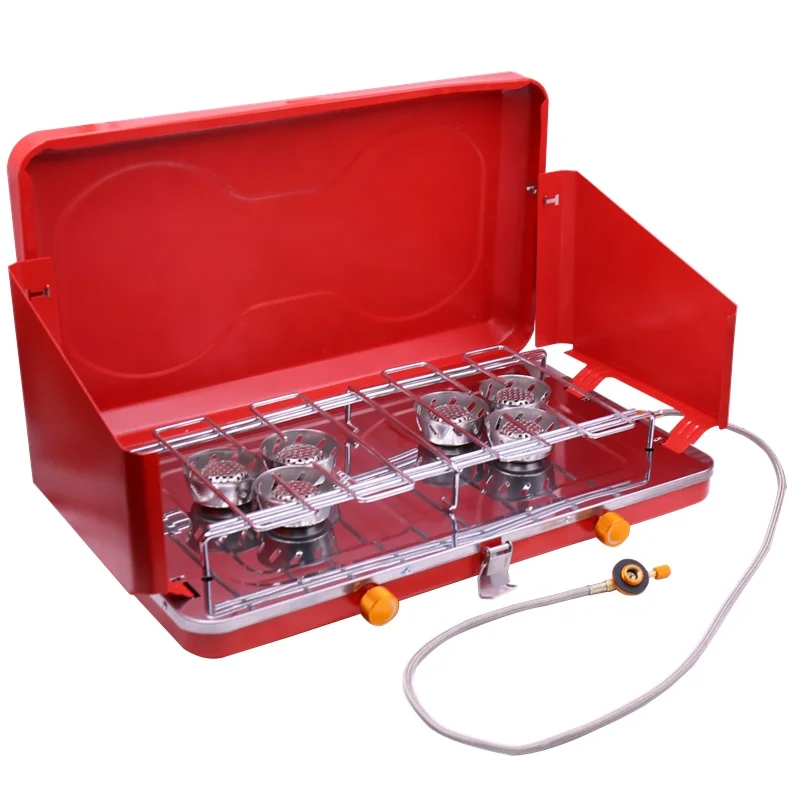 

11000W high power portable outdoor double stove outdoor kitchen camping gas stove