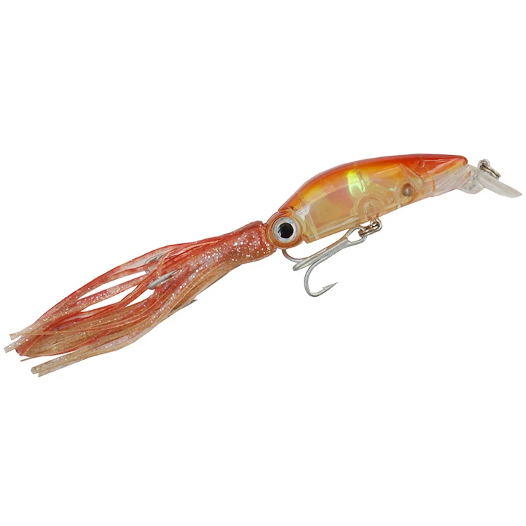 

Squirt 14CM 40G HARD BODY SQUID FISHING LURE FISHING FACTORY fishing squid skirt radium 12 cm, Vavious colors