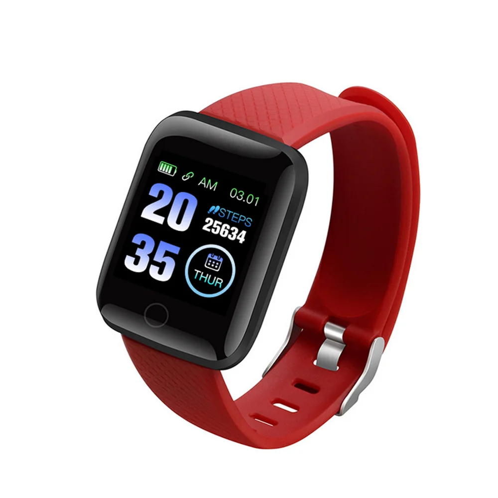 

2021 new arrival cheap 116plus smartwatch 24hours Heart Rate Monitor Smart Watch D13, Black / blue / red / purple / green