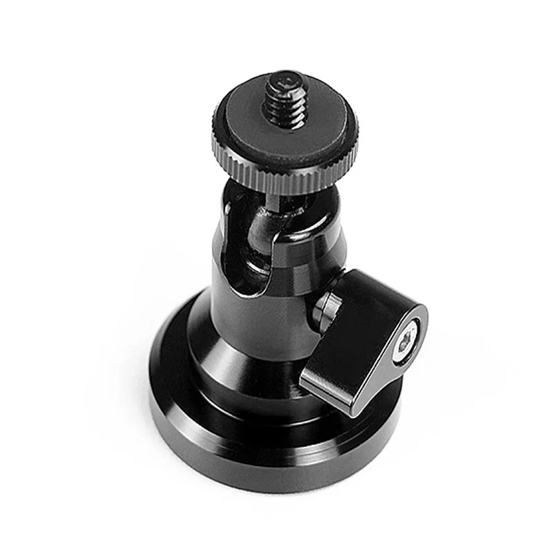 

2022 New Products Rotating Ball Metal 360 Insta Accessories Magnet Magnetic Camera Mount Fridge, Black