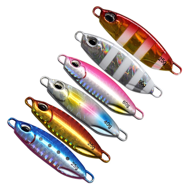 

10g 15g 20g 25g 30g 40g 60g Colorful Metal Japanese DUO Fishing Lure Luminous Glow In Dark Casting miniMicro Metal Jigs, Vavious colors