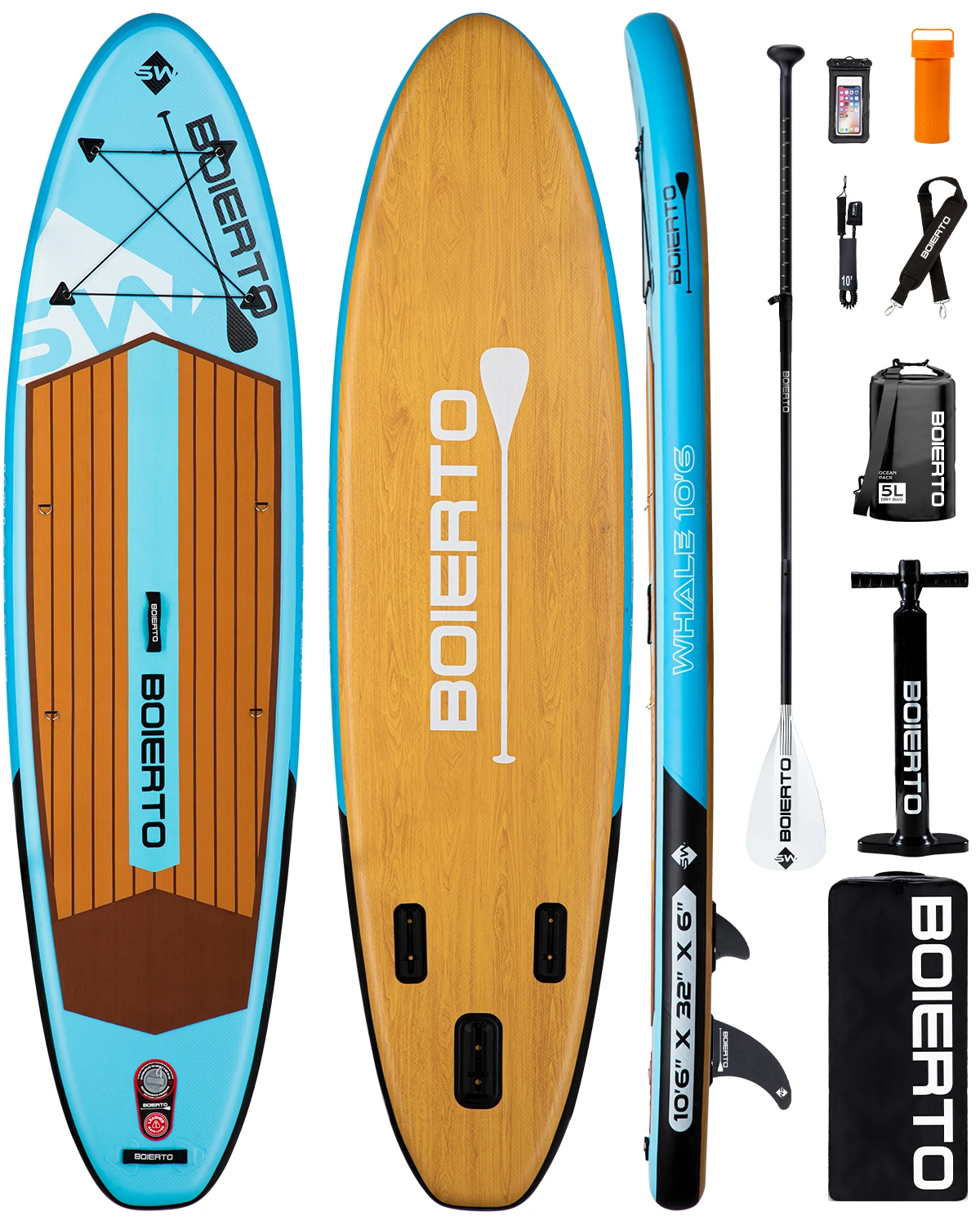 

OEM Inflatable High-quality Surfing SUB BOARD Paddle board Wooden Inflatable Wood Grain Sup Board