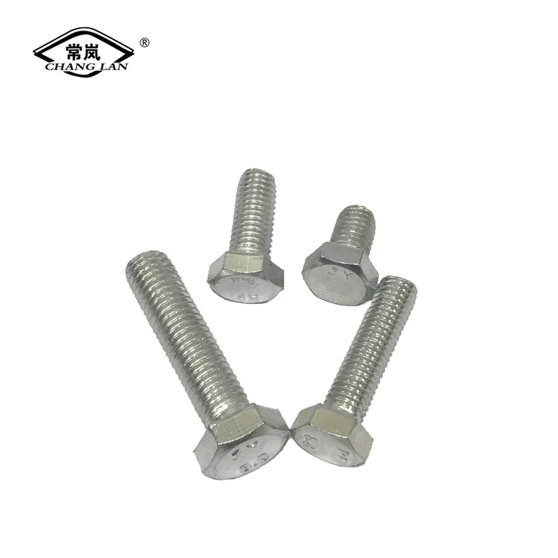 
Hight quality 4.8/8.8/10.9/12.9 DIN933 931 Hex bolt 