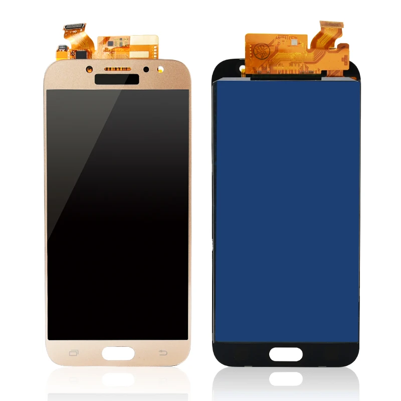 

mobile Phone Screen Replacement for Samsung Lcds J730, Black white gold