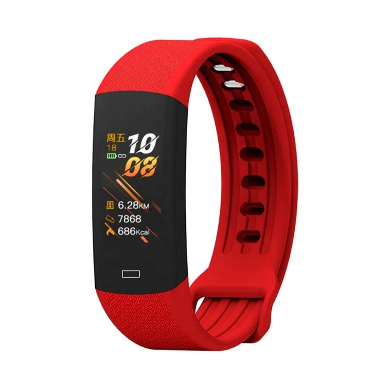 

Women B6W colorful with Body Temperature Monitoring Blood Pressure Fitness wrist Band Waterproof Smart Bracelet Watch phone