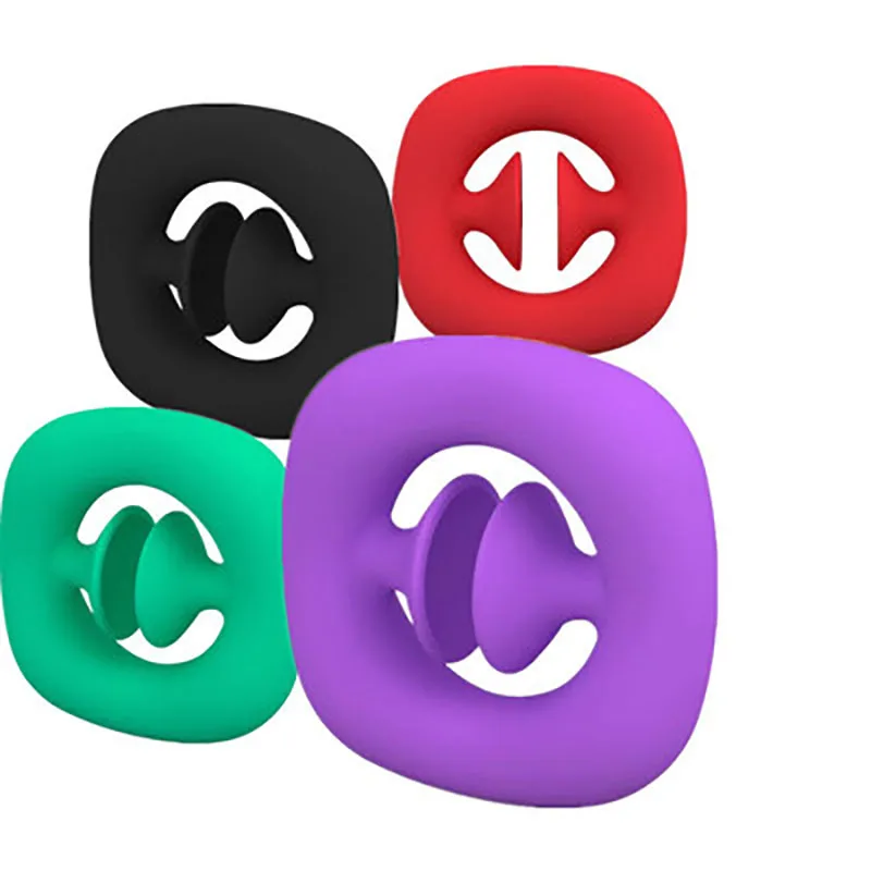 

Customized Silicone Handheld Grip Exercise Arm Strength Trainer Forearm Grip Exercise Finger Hand Gripper Strengthener, Red + purple + yellow