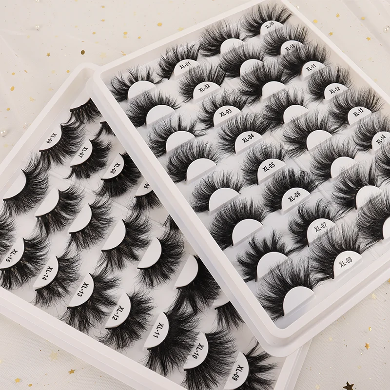 

5d pre made volume fans velvet eyelash case marble box packaging magnetic private label glue eyelash, Natural black