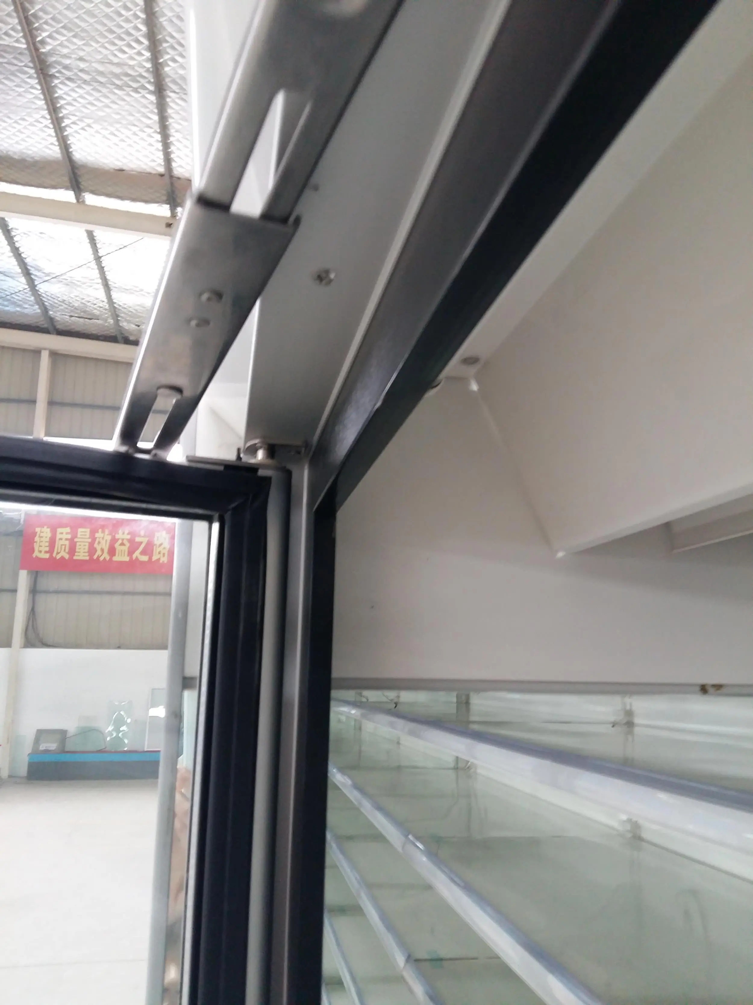 High quality glass door cold room supermarket Heated feezer glass door