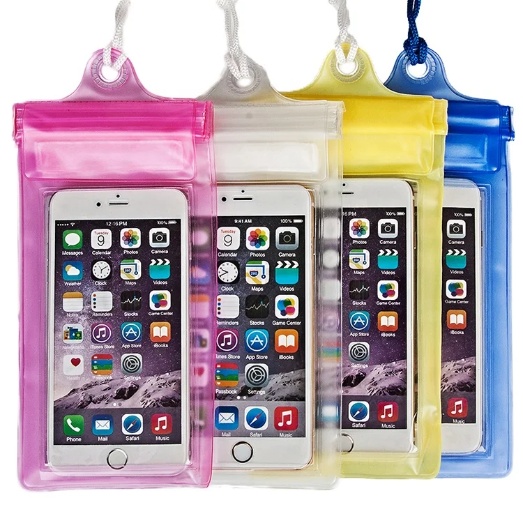 Yuanfeng PVC Mobile phone waterproof  IPX8 PVC Water Proof Pouch for water sport