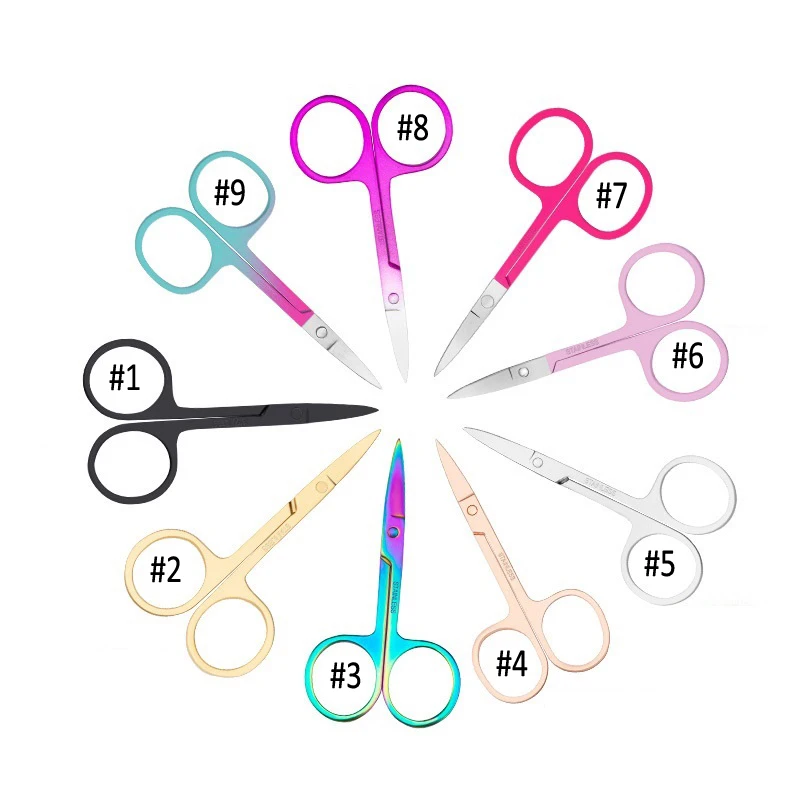 

MP044 Stainless Steel Hair Scissors Manicure Facial Trimming Tweezer Makeup Beauty Tool Nail Cuticle Tool