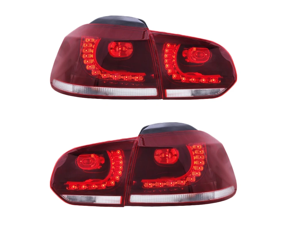 

Pair Of Car Tail Light Assembly For VW golf6 mk6 R20 2008-2013 LED Brake Signal light Tuning Parts Car Rear Lamp System