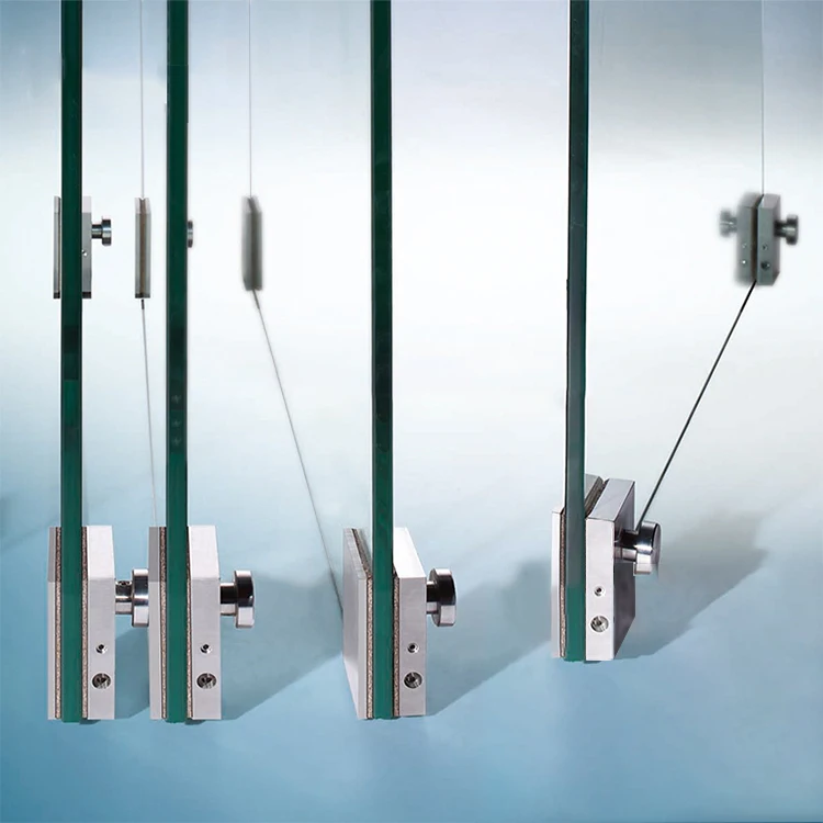 
Modern Interior Or Exterior s Bi Design Gate, Save Space Partition Frosted Frameless Tempered Glass Slid Ing Folding Door 