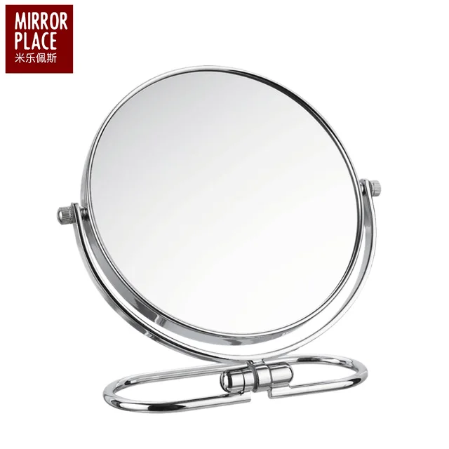 

Custom-made multi functional desktop metal cosmetic mirror