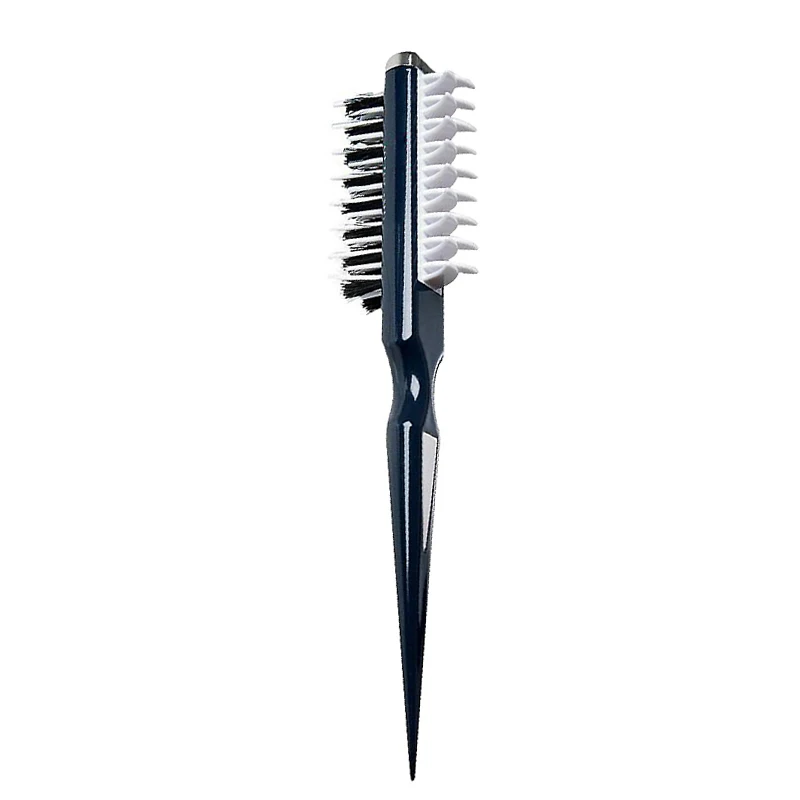 

New Hair Style Comb Instant Hair Volumizer Professional Curly Fluffy Hair Styling Shark Back Combing Brush Volumia Style Comb, Black+white