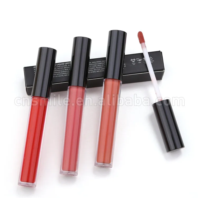 

Low MOQ Vegan Velvet Lipstick Cruelty Free Matte Liquid Lipstick Water Proof Lipstick Private Label