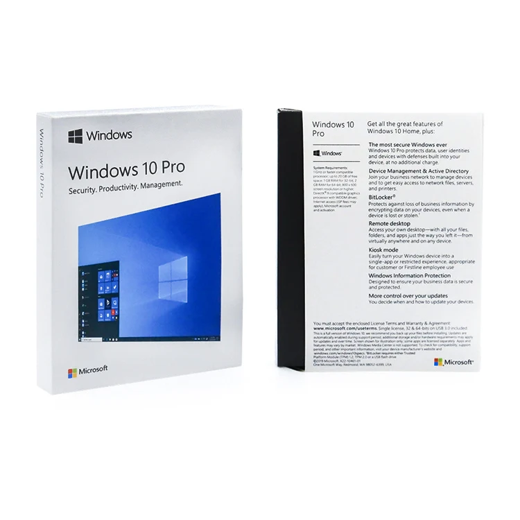 

Win 10 Professinal USB 3.0 full package free shipping Win 10 Pro license key