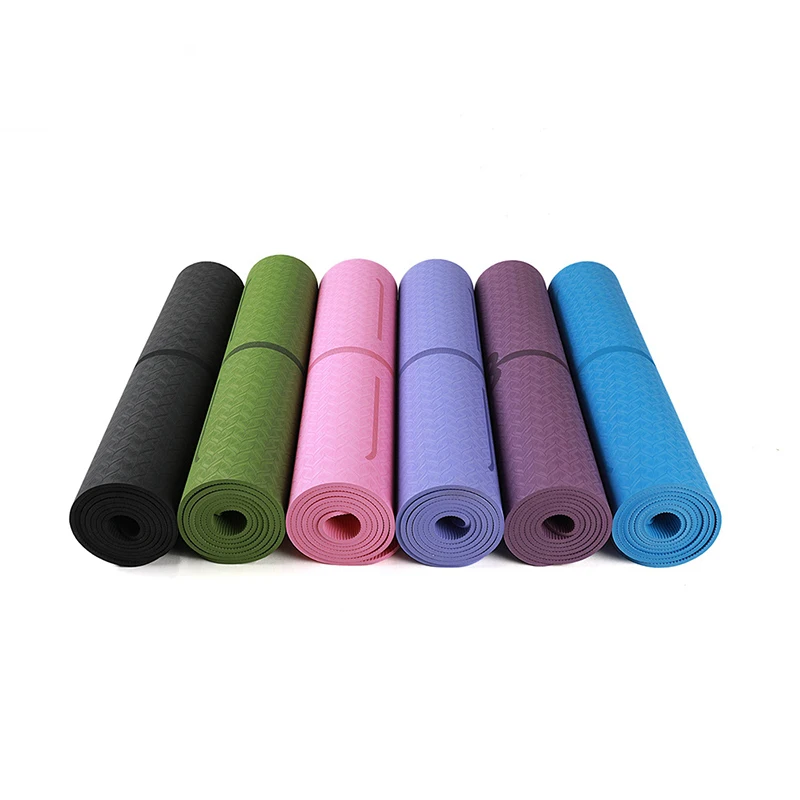 

Eco-friendly Non-slip Waterproof Double Layer Tpe Yoga Mat, 18 standard color options and more