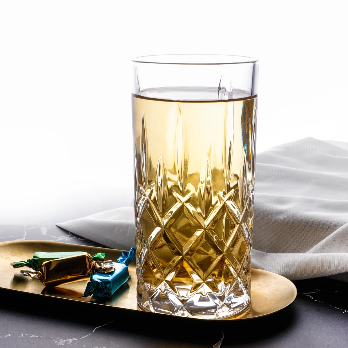 Wholesale Whiskey Glasses Custom Highland Tumblers 375ml Highball