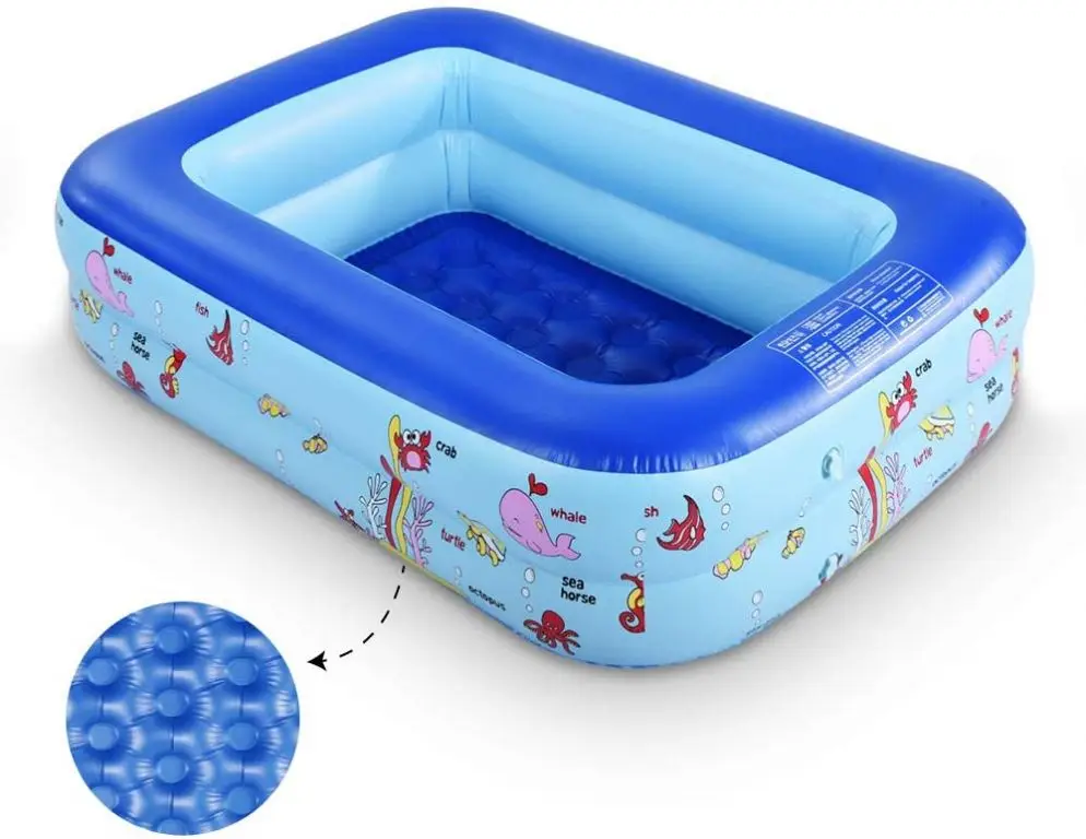 

High Quality Solar Residential Pool Water Level Toy Slide, Blue