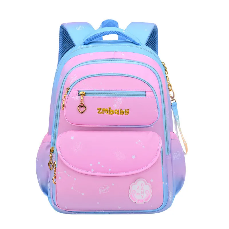 

Girls sweet and cute gradient color large-capacity school backpack