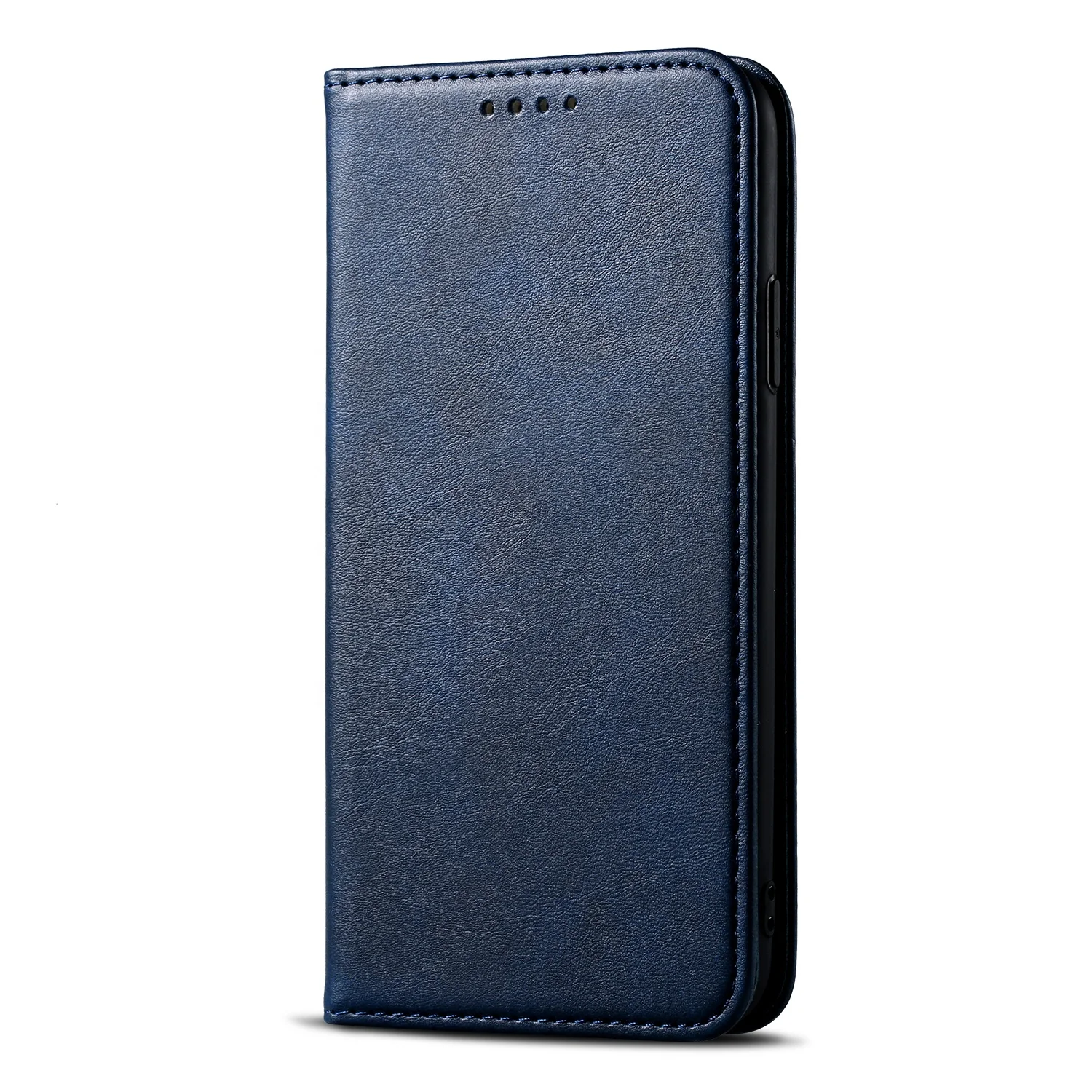 

Anti-scratch phone accessaries bags case leather for iphone 11 pro max engraving magnet flip wallet phone case with kickstand, Black/blue/light pink