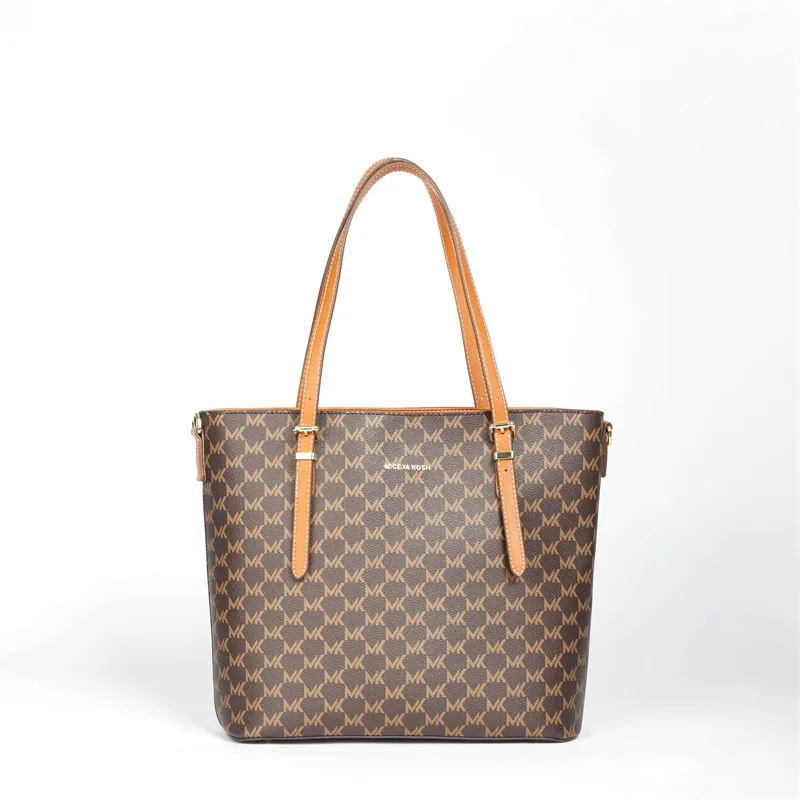 

2021 new fashion Vintage vintage large capacity Tote bag woman shoulder bag portable bucket bag handbag