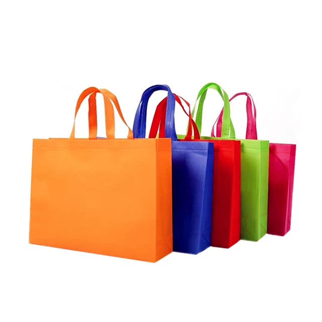 

Wholesale promotional custom logo printed Recyclable heat seal ultrasonic eco-friendly non woven shopping bag, Customized color