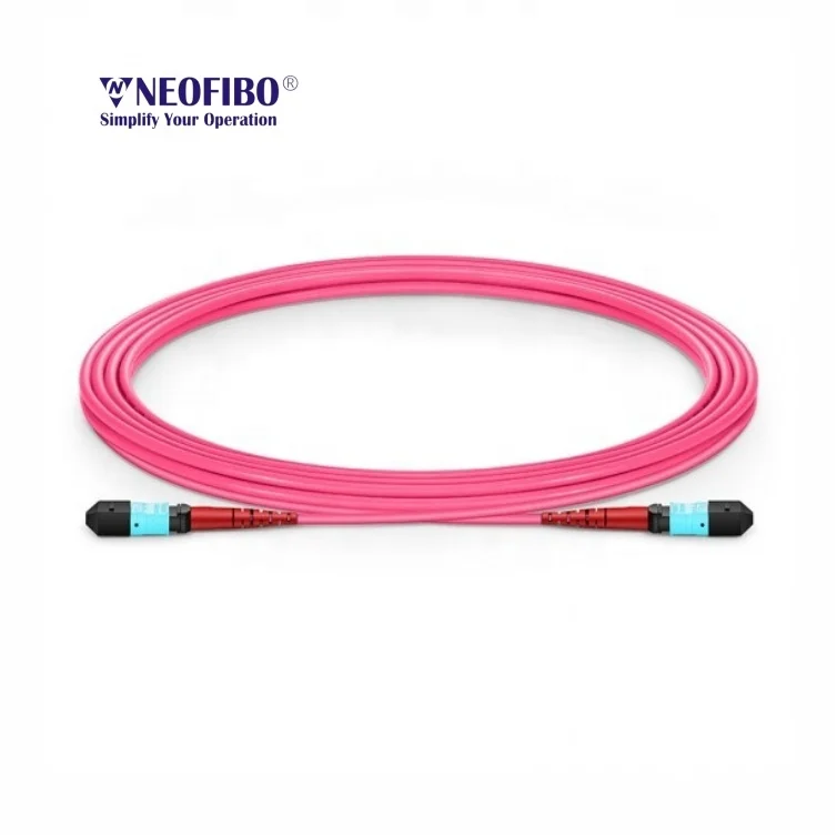 

Neofibo MPO Trunk Cable-OM4-12 om4 mtp multimode fiber optic patch cord