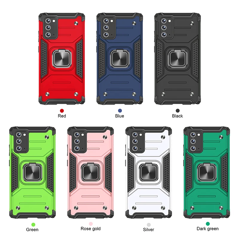 

Magnetic Kickstand Covers Case For Samsung note 20 ultra TPU PC 2in1 phone accessories For Samsung note 20, 7 colors