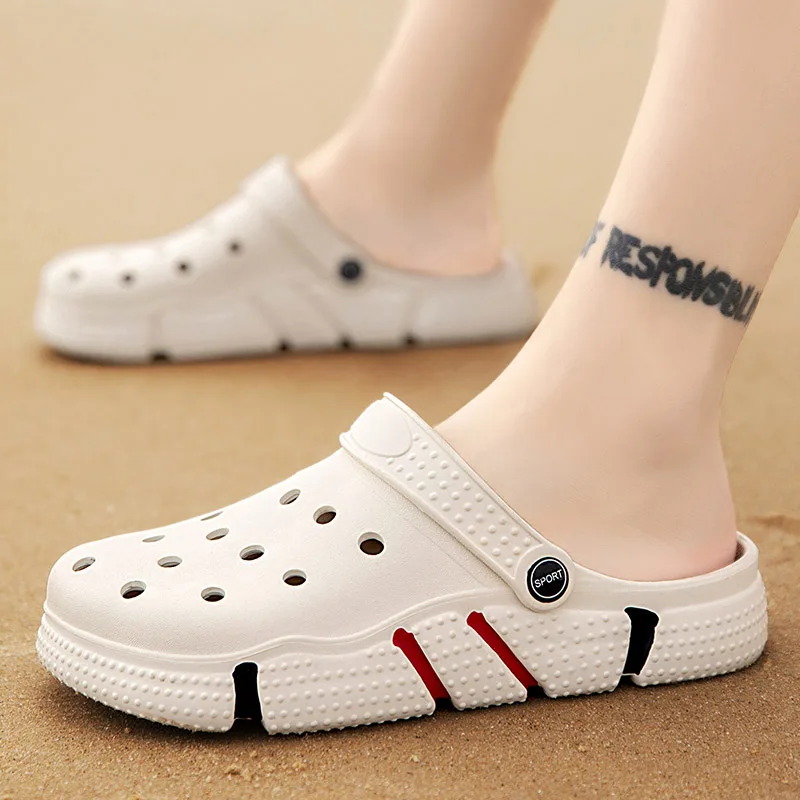 

shoes stock Cheap Wholesale eva slipper men garden shoes hold shoes clogs, Customer's request