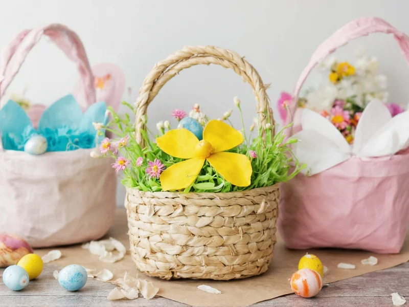 homemade easter baskets